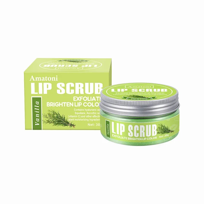 Fruity Lip Scrub, Exfoliates, Moisturizes & Smooths Fine Lip Lines for Soft