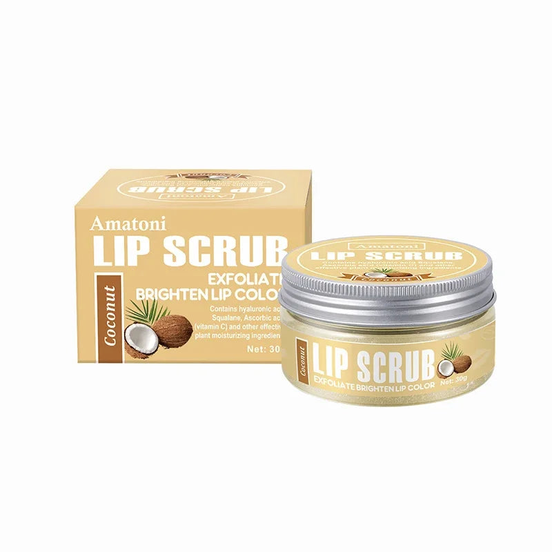 Fruity Lip Scrub, Exfoliates, Moisturizes & Smooths Fine Lip Lines for Soft
