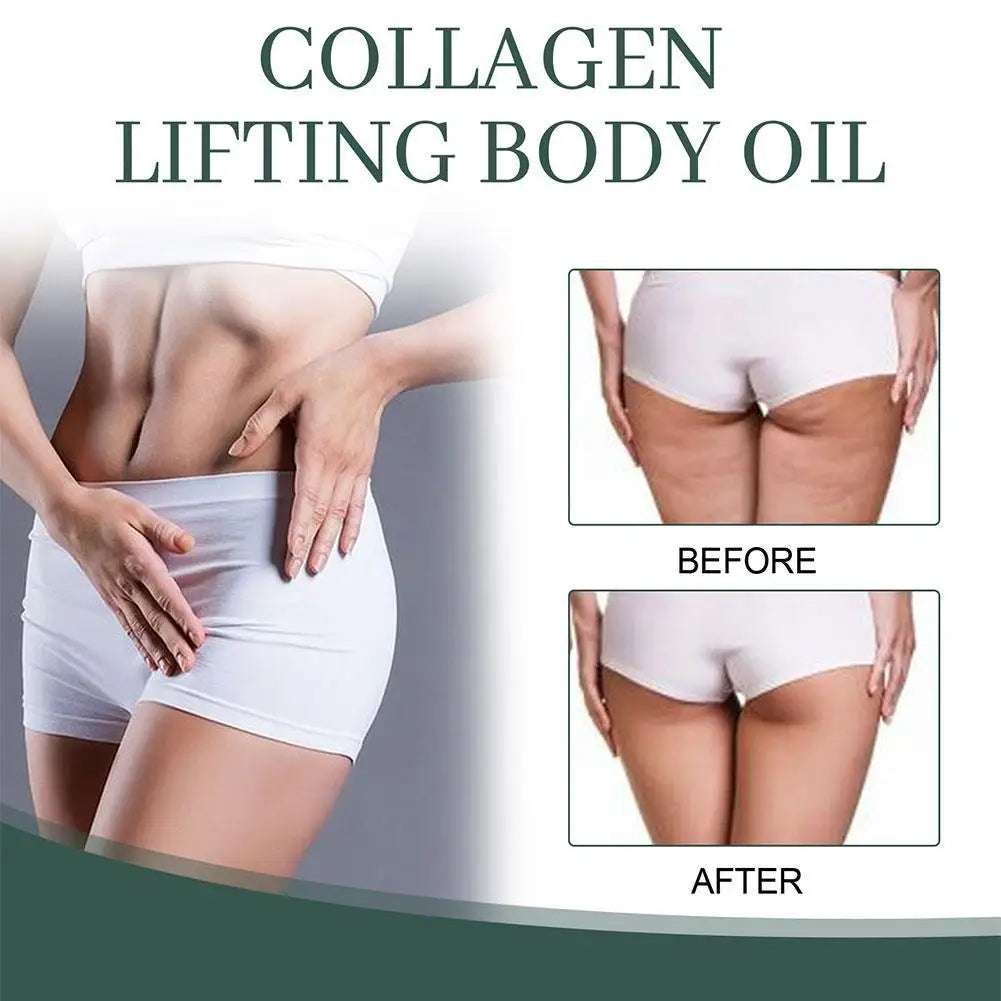 Collagen Lifting Body Oil, Firming & Tightening Formula for Breast, Buttocks, Stomach, and Thighs
